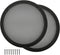 10" Speaker Grill Covers, Car Speaker Subwoofer Guard Protector, ABS Plastic Frame with Metal Mesh, Black - 2Pcs...