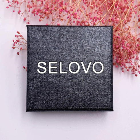 SELOVO Black Crystal Rhinestone Gothic Brooch Pin (black 3)...