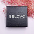 SELOVO Black Crystal Rhinestone Gothic Brooch Pin (black 3)...