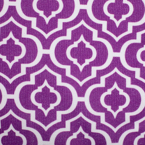 DII Cleaning Collection Multi-Purpose Microfiber, Eggplant Lattice, Dishtowel Set...