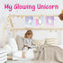 Unicorn Wall Decor, Glow In The Dark Unicorn Posters for Girls Bedroom, Glowing Pictures including Inspired Words, Birthday Gift for Girls, Little...