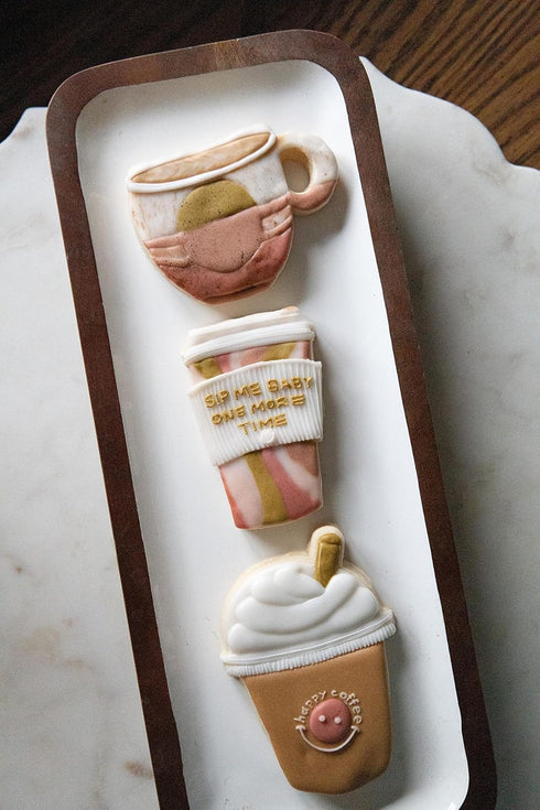 COFFEE CUP COOKIE CUTTERS Espresso Café Americano Coffee To Go Latte Iced Coffee Mocha Brew And Coffee Cup Cappuccino Cookie Cutters Made In The U...