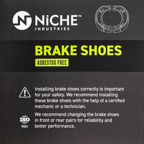 NICHE Brake Shoe for Suzuki DRZ125L DRZ125 Quadsport Z50 Z90 54401-43840 Rear...