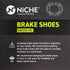 NICHE Brake Shoe for Suzuki DRZ125L DRZ125 Quadsport Z50 Z90 54401-43840 Rear...