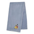 Disney Mickey and Friends Blue, Gold and Red Pluto and Mickey Mouse Be Happy Super Soft Appliqued Baby Blanket...