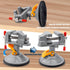 Yakamoz Mini Bench Vise 360 Degree Suction Vise Small Table Vice Clamp Workbench Vise for Jewelry Making DIY Wood Craft Carving Breads Drilling Be...