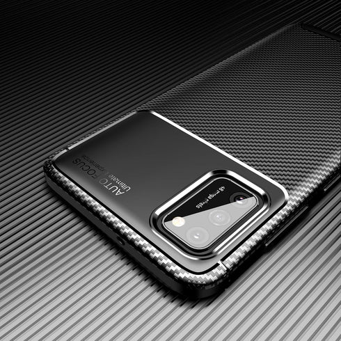 Case Compatible with Samsung Galaxy A02s Case, Carbon Fiber Texture Design Cover Anti-Scratch Shock Absorption Case made for Samsung Galaxy A02s (...