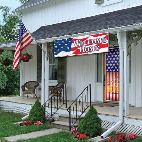 Welcome Home Sign Banner Party Accessory (1 count) (1/Pkg)...