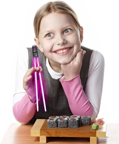 Chop Sabers Light Up LightSaber Chopsticks, 1 Pair, Pink...
