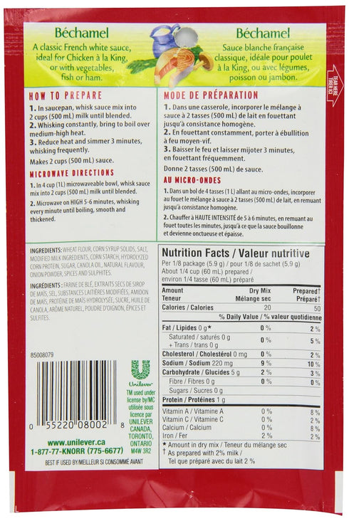 Bechamel Classic Sauce Mix 47g...