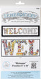 Design Works Crafts Inc. Design Works Zenbroidery, Welcome, 6" x 24" Craft Kit, Various......