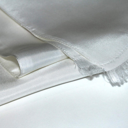 Dashing White Silk Aviator Scarf Pure 100% Silk – 8” x 60”...