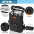 Insulated Wine Carrier Bag for 2 Bottles with Padded Shoulder Strap...