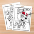 PAW Patrol The Mighty Move 16 Page Imagine Ink Coloring Pad, with 6 Mini Mess Free Markers, Bendon 58596...