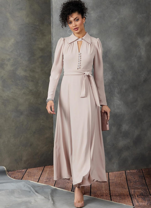 Vogue Misses' Dress Sewing Pattern Kit, Design Code V1908, Sizes S-M-L-XL-XXL, Multicolor...