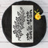 Aleks Melnyk No.269 Metal Stencil, Rose Flower Branch, Rose Vine, Swirls, Leaf Blossom, Small Stencil, 1 PC, Template for Wood Burning, Engraving,...