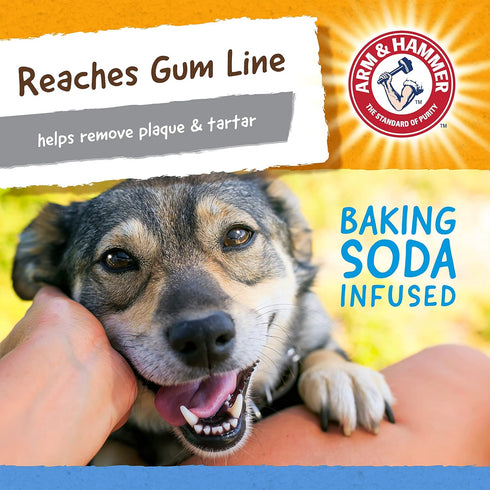 Arm & Hammer for Pets Nubbies TriBone Dog Dental Toy Best Dog Chew Toy for Moderate Chewers Dog Dental Toy Helps Reduce Plaque & Tartar Peanut But...