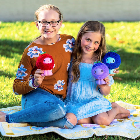 ADORA Soft & Squishy Grape Fruit Plush, Farm Fresh Scented Plush Toy Birthday Gift for Ages 1+ - Goofy Grape...