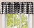 Park Designs Farmhouse Kitchen Valances for Windows - Black & Cream Buffalo Check | Fall Decor Window Valance Curtains | Plaid Curtain Valances fo...