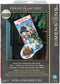 Dimensions Gold Collection Counted Cross Stitch 'Snowman Gathering' Personalized Christmas Stocking Kit, White Aida, 16", 18 Count...