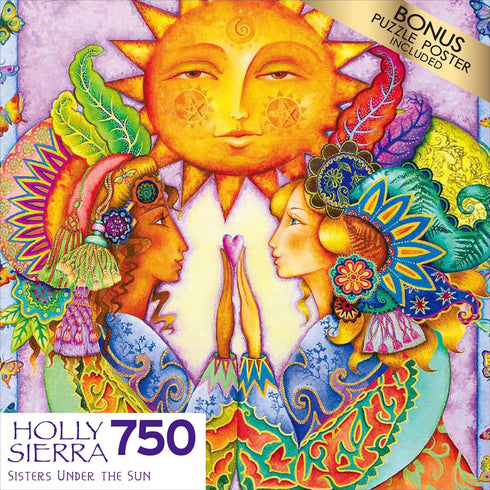 RoseArt - Holly Sierra - Sisters Under The Sun - 750 Piece Jigsaw Puzzle for Adults...