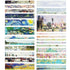 YUBX Landscape Washi Tape Set in Oil Painting Style 24 Rolls Scenery Drawing Masking Graphic Decorative Tapes for Arts, DIY Crafts, Journals, Plan...