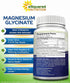 aSquared Nutrition Magnesium Glycinate 400mg - 180 Tablets - Max Strength Magnesium Bisglycinate Supplement -Maximum Bioavailability & Absorption-...
