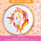 Povitrulya Counted Cross Stitch Kit 'Unicorn' - Embroidery Set with Pre-Sorted Cotton Floss, 14 Count Aida Fabric, Paper Pattern, DIY Gift for a G...