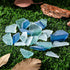 Jetec Sea Glass for Crafts Seaglass Pieces Decor Flat Frosted Sea Glass Vase Filler Crushed for Beach Wedding Party Decor Home Aquarium DIY Art Cr...