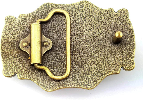 LAXPICOL Men's Western Cowboy Belt Buckle Cool Heavy Animal Bull Rodeo Belt Buckle Gold Tone...