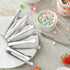 6PCS Mini Small Tiny Tongs, 4.25Inch Stainless Steel Small Tongs for Serving Food, Durable Kitchen Metal Tongs for Ice, Salad, Toaster, Desserts, ...