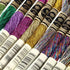 WILLBOND 24 Pcs Metallic Embroidery Floss Cotton Stitch Embroidery Thread Skein Threads Glitter Embroidery Thread Cross Stitch Thread for Friendsh...
