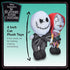 Tim Burton's The Nightmare Before Jack and Sally Catnip Kicker Cat Toys- 2PK | Cat Toys with Catnip | Nightmare Before Christmas Movie Toys for Ca...