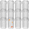 12 Pack Gutter Strainer, 4 Inch Expandable Gutter Downspout Guards, Aluminum Mesh Gutter Filter Strainer, Stop Blockage Leaves Debris, Fits for 1....