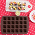 Webake Mini Brownie Pan Square Silicone Baking Mold for Keto Fat Bomb, Chocolate, Peanut Butter, Blondie...