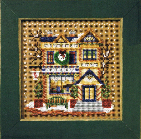 Apothecary Shop Beaded Counted Cross Stitch Kit Mill Hill MH14-7304 Buttons & Beads 2007 Winter...