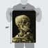 Palace Learning Vincent Van Gogh (Skull with Cigarette, 1885) Art Poster Print - 18 x 24 LAMINATED - Van Gogh Skeleton...