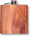 WUDN 6 oz. Wooden Hip Flask - Stainless Steel Body, Real Aromatic Cedar...