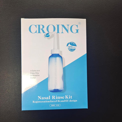 ?????????? ?????????? 2 Neti Pots with 40 Salt Packs for Nasal Irrigation, Nasal Rinse Bottle for Relieves Nasal Congestion and Irritation, All Na...