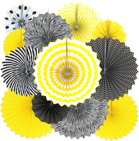 Yellow Bee Party Hanging Decorations - Construction Zone Wild One Birthday Baby Shower Wedding Summer Carnival Party Ceiling Hangings Photo Booth ...