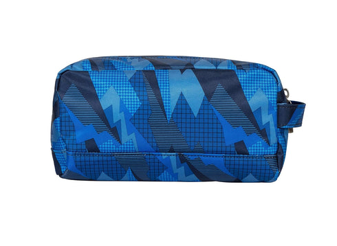 JuJuBe | Be Dapper Train Case | Toiletry, Cosmetic, Travel Organizer Bag for Men and Women | Blue Steel...