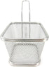 Best Utensils Chips Fry Baskets Stainless Steel Fryer Basket Strainer Serving Food Presentation Cooking Tool French Fries Basket (Large 5 inches)...
