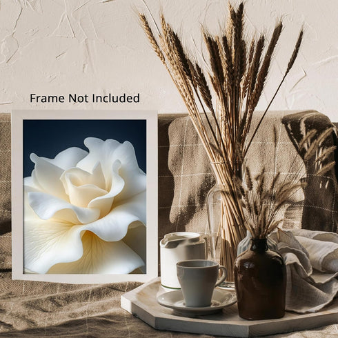 Posterizer 1 pcs-delicate rose petals close up photo -3-Floral & Botanical Art Gifts for Women Decor for Home & Office- unframed wall art...