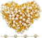 12 x 18mm White Imitation Pearl Brads Paper Fastener for Scrapbooking Card Making Wedding Craft (100pcs)...