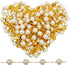 12 x 18mm White Imitation Pearl Brads Paper Fastener for Scrapbooking Card Making Wedding Craft (100pcs)...
