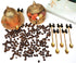 6pcs Black Butterfly Shaped Casting Tea & Coffee Stirring Teaspoon Set - 6" - Unique Butterfly Shaped - a Very Different Product Dazzling - Suitab...