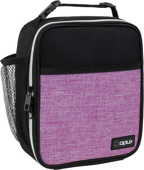 opux Premium Insulated Lunch Box, Soft School Lunch Bag for Girls Kids, Leakproof Small Lunch Pail Women Work, Reusable Compact Cooler Tote Lunchb...