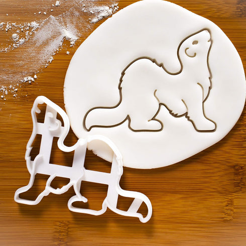 Set of 2 Ferret cookie cutters (Designs: Body & Love), 2 pieces - Bakerlogy...