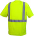 Pyramex Safety RTS2110BX4-X5 RTS21B Series T-Shirt Hi-Vis Lime - Black Bottom - Size 4X-5X Large...