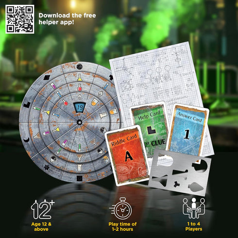 Exit: The Secret Lab | Exit: The Game - A Kosmos Game | Kennerspiel Des Jahres Winner | Family-Friendly, Card-Based At-Home Escape Room Experience...